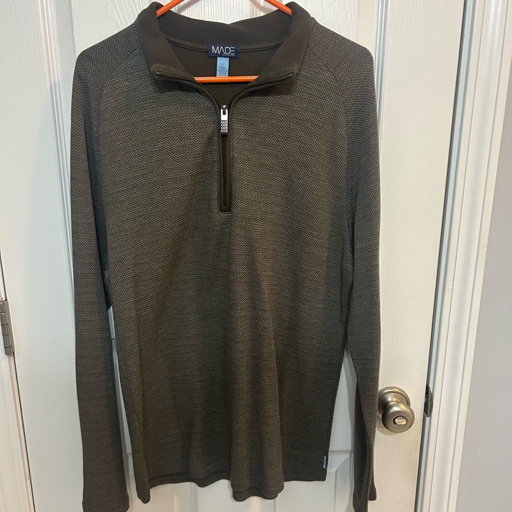 MADE Cam Newton Brown Zip-Up Jacket